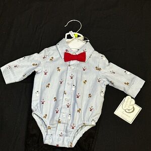 Little Me Blue and Red Kids Matching Set